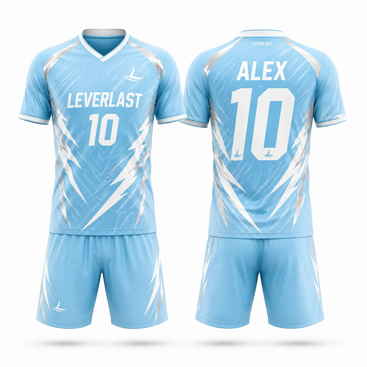 Custom Soccer Uniforms Black Gold | LEVERLAST Premium Football Kits for Teams | Sublimated Soccer Jerseys & Shorts