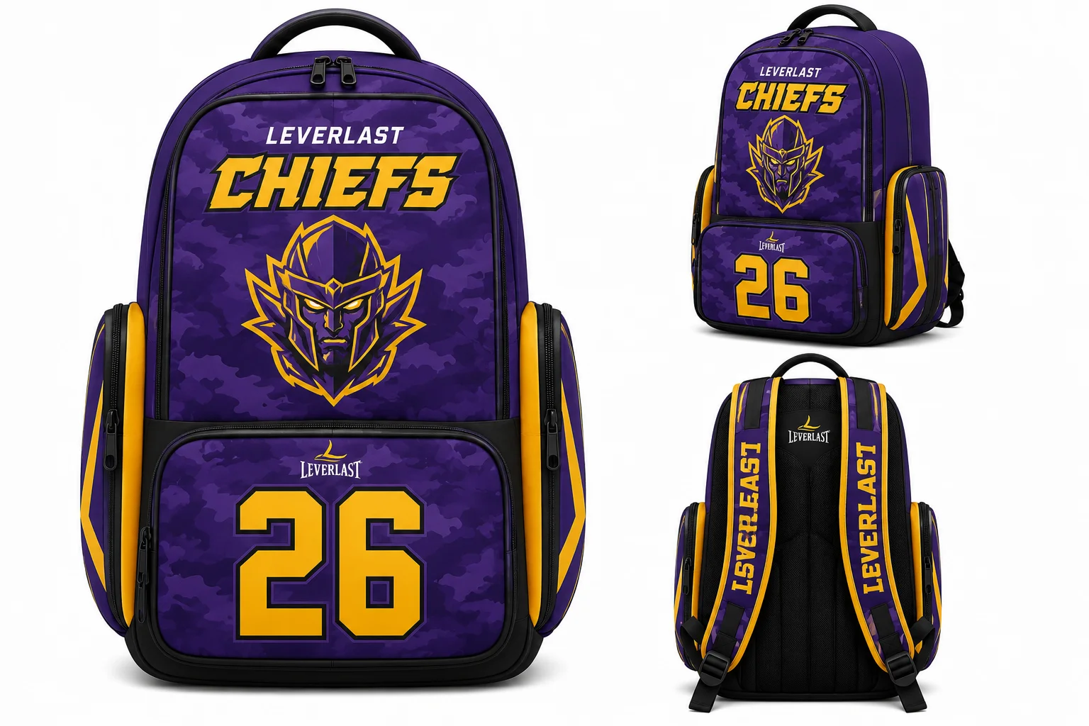 Custom Team Sports Backpack | Personalized Athletic Backpack for Schools, Clubs & Teams | Leverlast