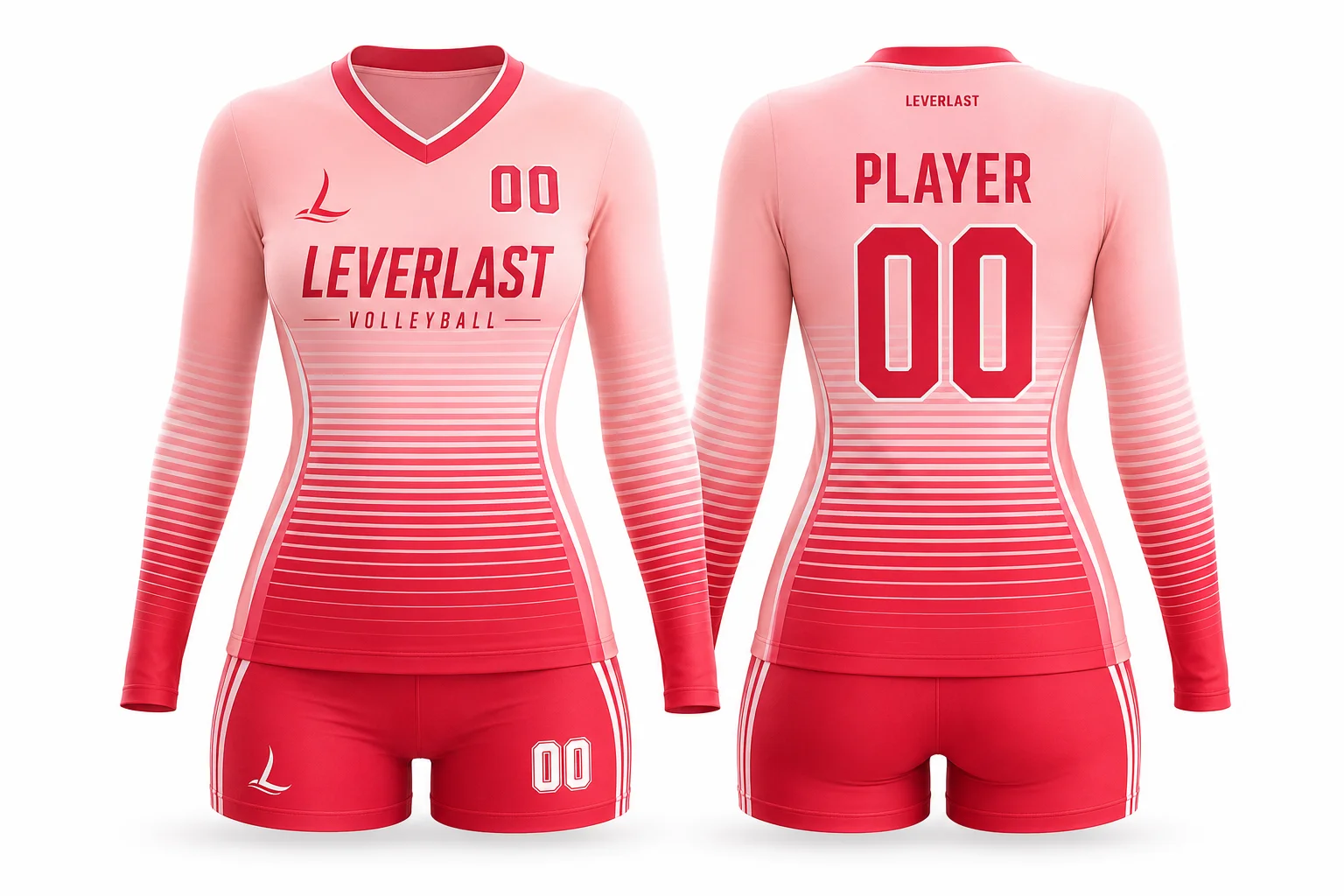 Pink Horizon Custom Women's & Girls Volleyball Jerseys & Uniforms